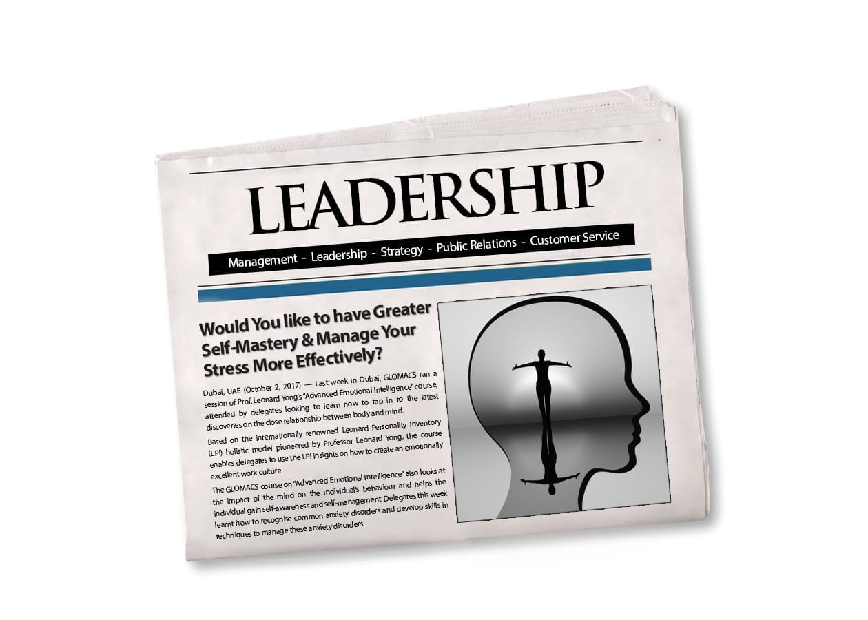 Would You like to have Greater Self-Mastery and Manage Your Stress More Effectively?